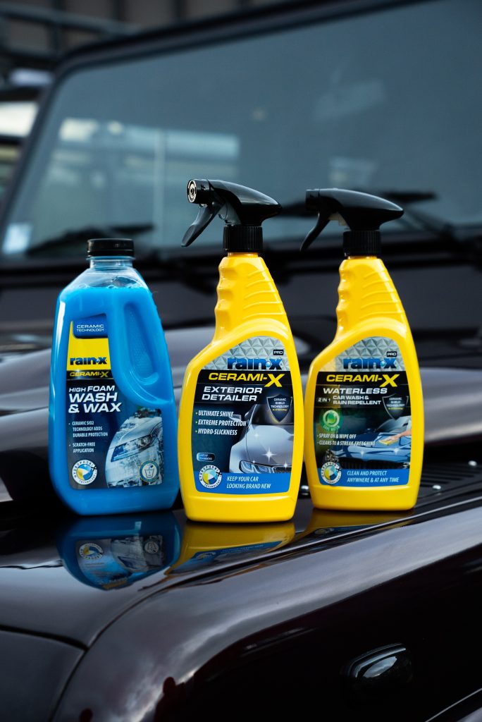ceramic range of product from rainx