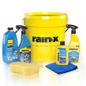 Kit nettoyant voiture RainX avec seau